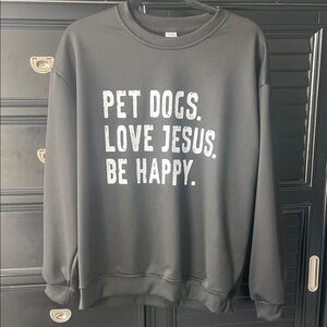 Black Pet Dogs Sweatshirt